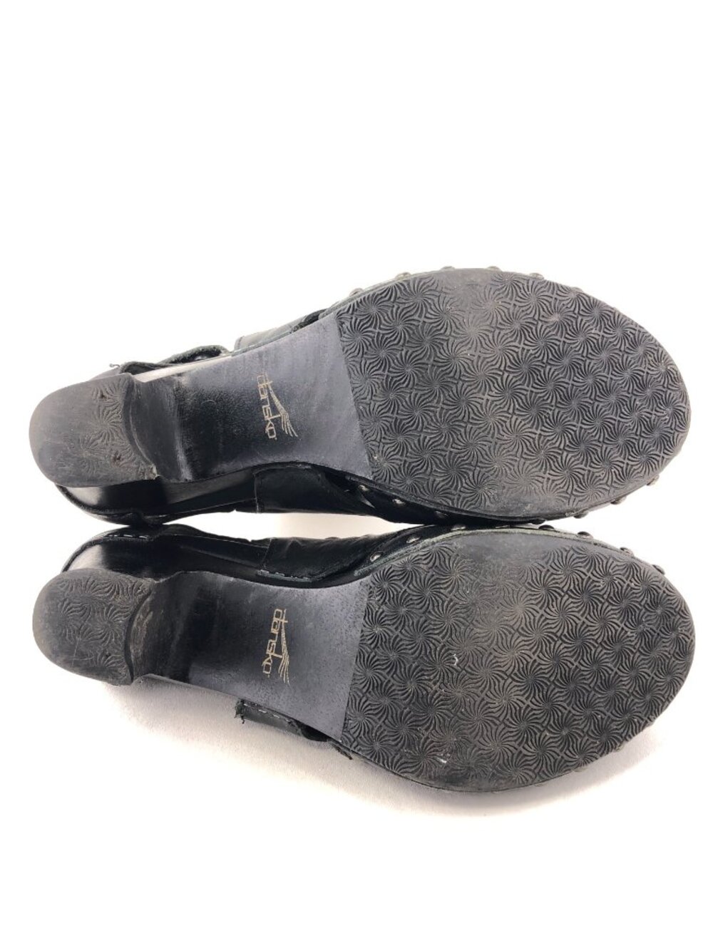 Dansko Ryder Black Full-Grain Leather Studded Clogs EUR 40 - Picture 7 of 15